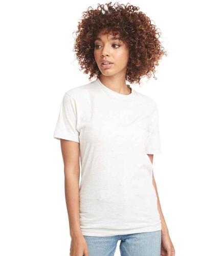 Next Level Apparel Unisex Cotton Crew Neck T-Shirt - WHI - L